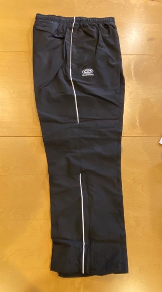 Bundle Black Men's Small Easton Synergy Wind Warm Up Pants & Bauer Midweight Senior Jacket Blk small