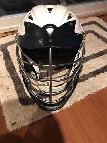 White Used Goalie Cascade CPX-R Helmet