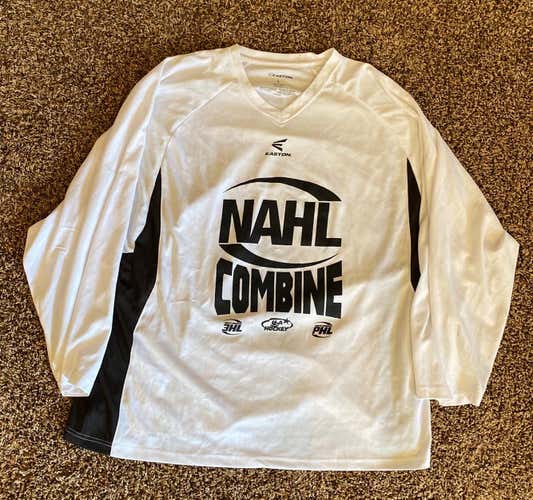 NAHL White L Jersey Number 47
