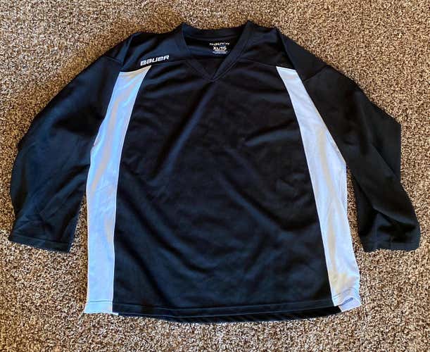 New Bauer Black XL Practice Jersey