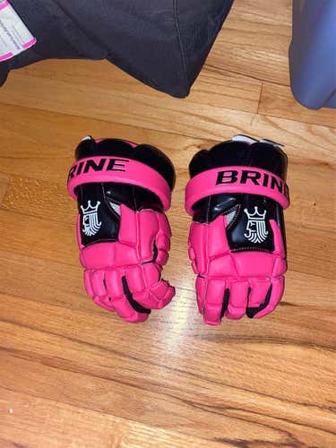 Pink New Player Brine King II 13" Lacrosse Gloves