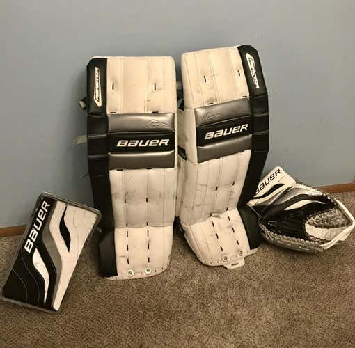 Used Senior 33" Bauer Regular Goalie Full Set
