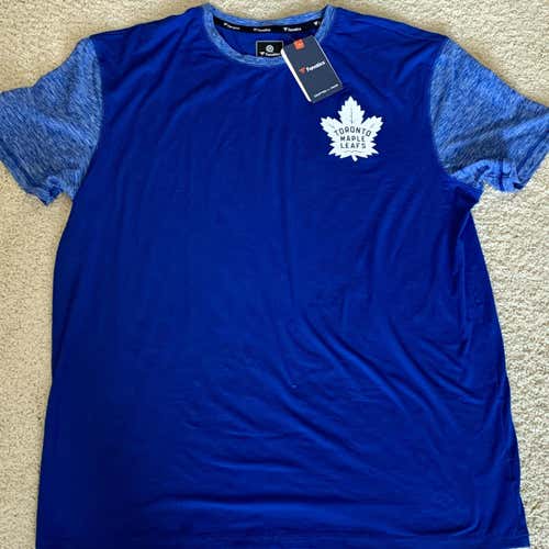 NHL PRO STOCK Team Issued Maple Leafs Fanatics Performance DriFit Climalite Shirt