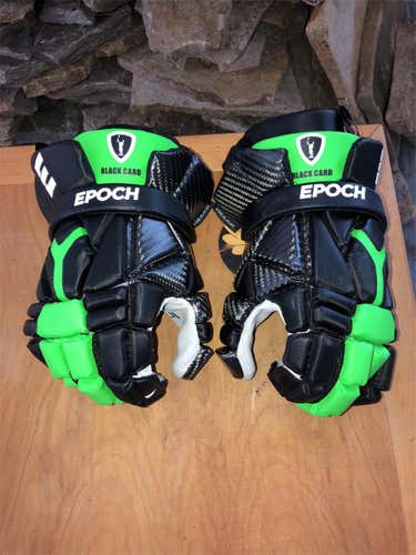Black Used Player Epoch Integra 13" Lacrosse Gloves
