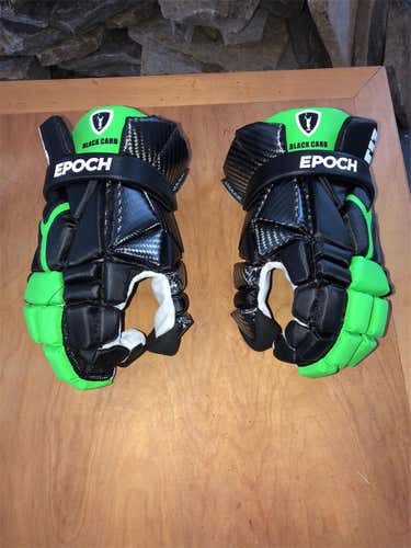 Black New Goalie Epoch Integra 13" Lacrosse Gloves