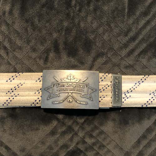 White ORIGINAL HOCKEY LACE BELT - Men's 34 - White Skate Lace