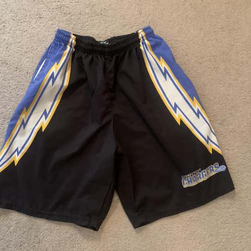 Connecticut Chargers Lacrosse Black Shorts - Large