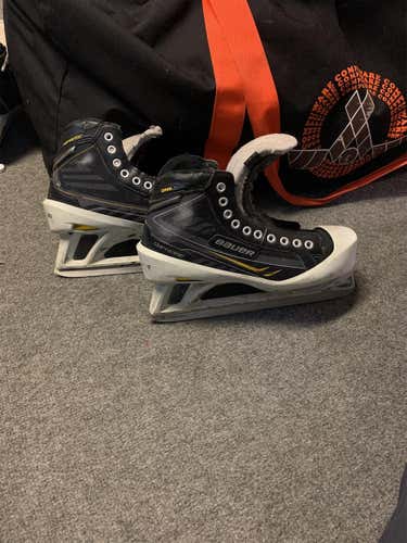 Used Bauer Supreme One.7 D&R (Regular)  Size 10 Goalie Skates