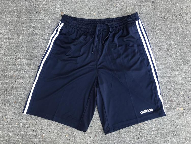 navy adidas shorts