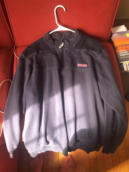 Blue Men's Large Vineyard Vines 1/4 Sweatshirt