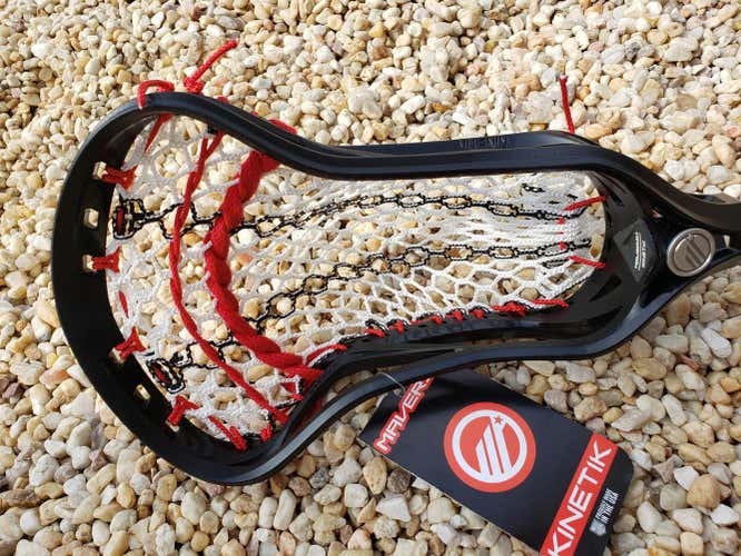 New Attack & Midfield Maverik Strung Black Kinetik Head