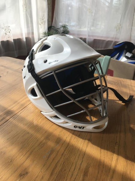 White Adult Used Gait Helmet
