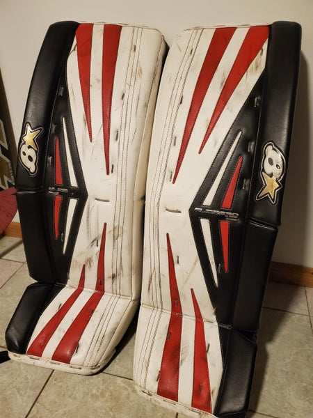 Black Used Senior 35" Brian's Subzero 6.0 Goalie Leg Pads