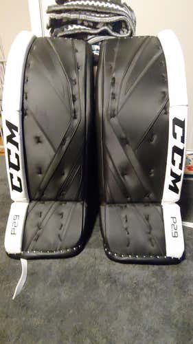 Black Used Senior 34" CCM Premier P2.9 Goalie Leg Pads