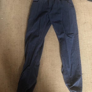Men’s Blue Grey Gap Straight Fit Corder Roy Pant