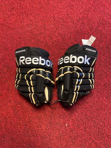Pittsburgh Penguins New Reebok 13" Pro Stock Gloves