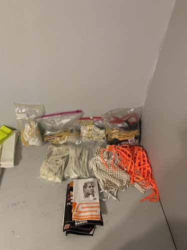 Lacrosse Stringing Kit With Manuals