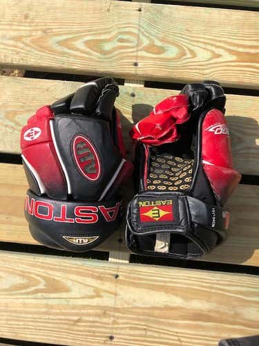 Red Used Senior Easton Air Gloves 13"