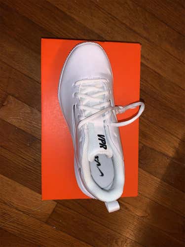 White Unisex Turf Cleats Low Cut