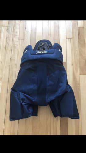 Blue Used Medium CCM Ultra Tacks Pro Stock Hockey Pants