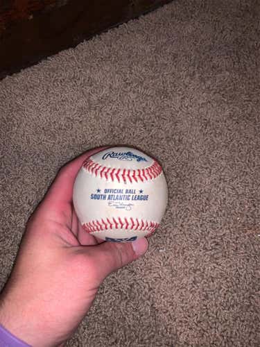 Used Rawlings South Atlantic League (One) Baseballs