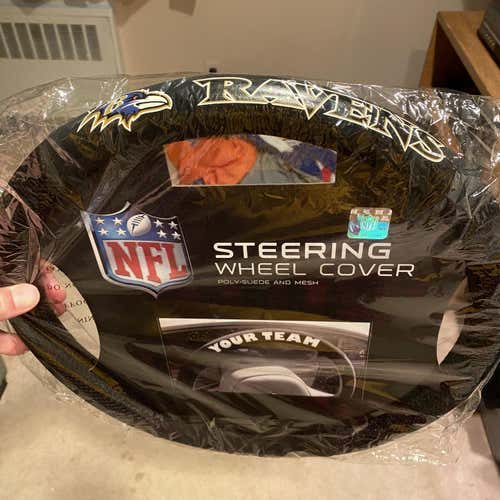 Baltimore Ravens Steering Wheel Cover.