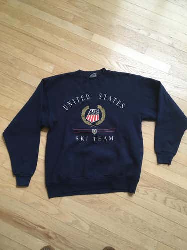 Blue Used Men's XL U.S. ski team Sweatshirt