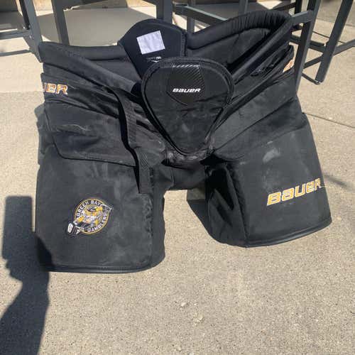 Bauer 1X Pro Stock Goalie Pants Sr Size XL USHL Green Bay Gamblers