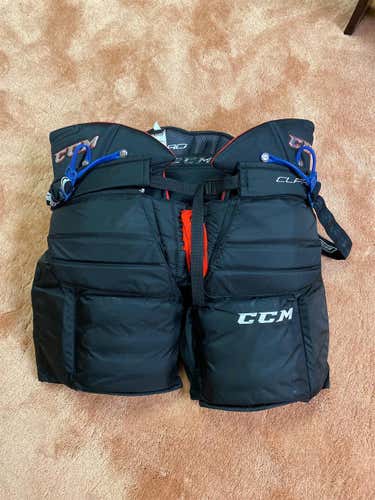 Black Used XL CCM CL Pro Hockey Goalie Pants