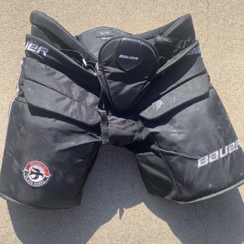 Bauer Vapor 1X Pro Stock USHL Goalie Pants Size XL Waterloo Blackhawks