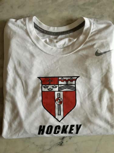 Men's Medium Nike Dri-FIT Long Sleeve Shirt RPI NCAA