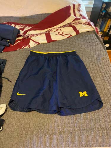 Michigan Nike Running Shorts