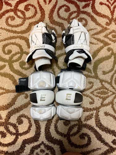 Epoch Integra 13" Lacrosse Gloves + Epoch Integra Arm Pads