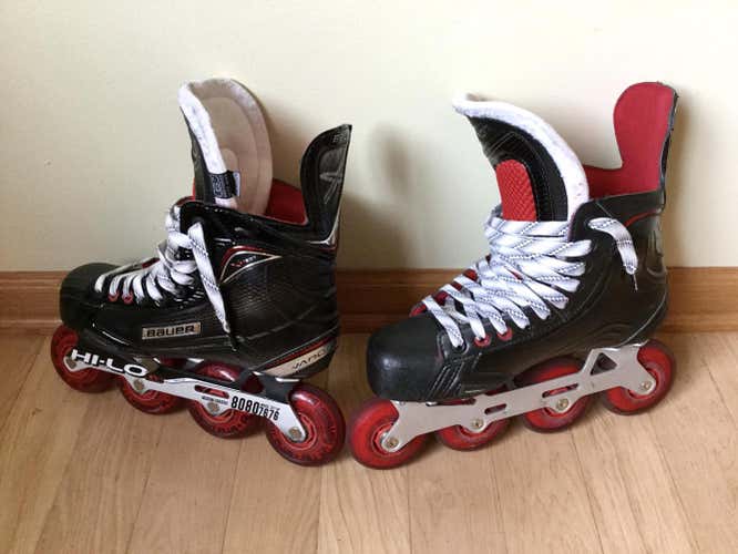 Used Senior Bauer Vapor XR600 Inline Skates D&R (Regular) Size 7.5