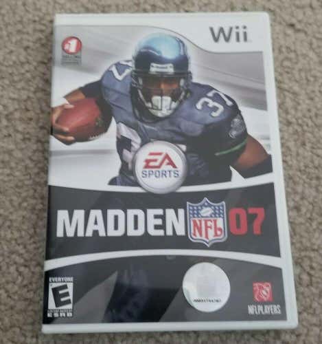 Madden '07 (Nintendo Wii, 2006) Cleaned by Hand & Tested, Excellent Condition!