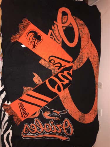 Baltimore Orioles Blanket & Scarf Combo