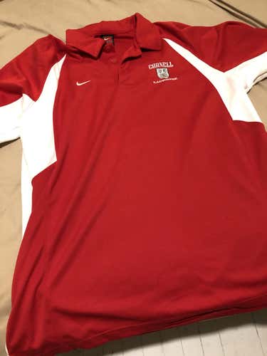 Cornell Lacrosse Team Issue Nike Dri-Fit Polo
