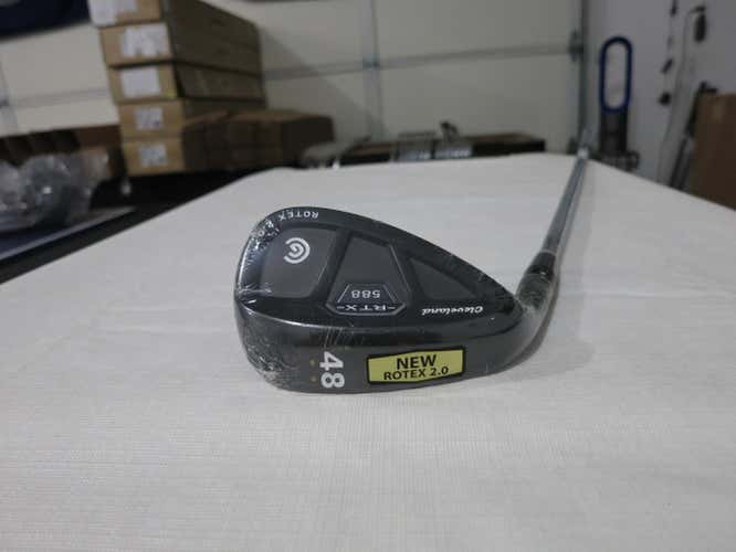 Cleveland 588 RTX 2.0 Black Satin CB Pitching Wedge PW - 48* - Steel - NEW - LH