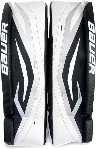 New Bauer Street Hockey junior 27" pads Black White hockey goalie equipment ball