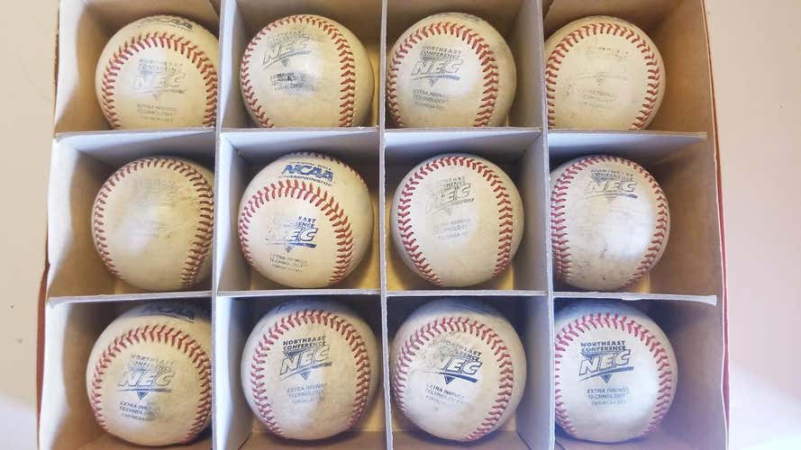 Rawlings NCAA Northeastern Conference Baseballs, game used
