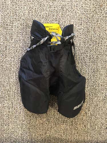 Black Used Large Bauer Supreme One40  Hockey Pants