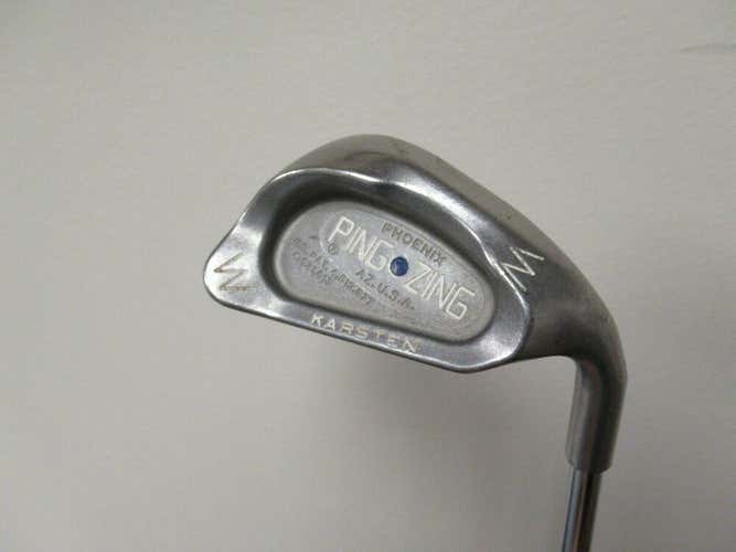 PING ZING PITCHING WEDGE FACTORY CUSHIN JZ STEEL REGULAR BLUE DOT NEW GRIP