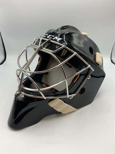 CCM GFL Pro Black Medium Goalie Helmet Mask with Non-Certified Cateye Cage - New with Tags