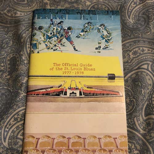 St Louis Blues Vintage 1977-78 Media Guide