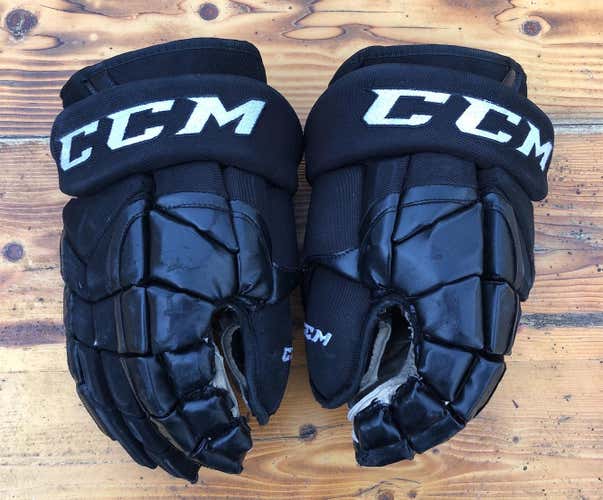 Black Used CCM HGP14 14" Pro Stock Gloves