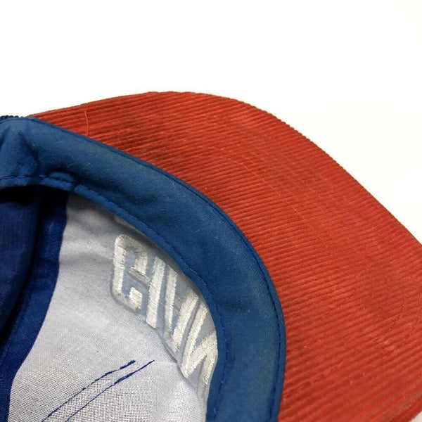 Vintage New York NY Giants Corduroy Snapback Hat Cap Football NFL 80s 90’s