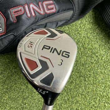 Ping i15 3 15* Fairway Wood, ProForce Axivcore Stiff Flex, RH