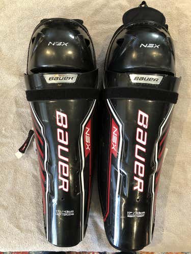 Used Senior Bauer NSX Shin Pads