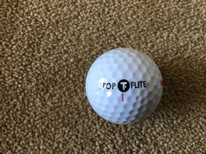 50 Mixed Top Flite white Golf Balls