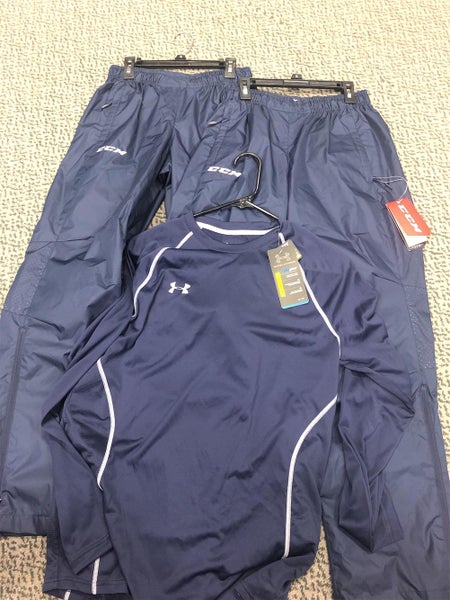 Ccm Small Pant 2 Pack And Under Armpit Cold Gear Sz Small